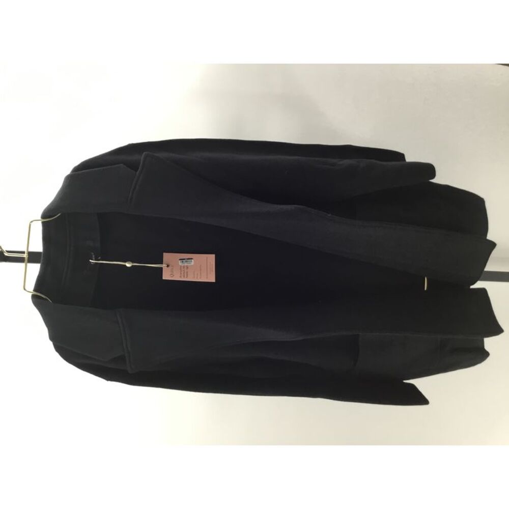 Quince 100% Organic Cotton Knit Blazer Black L